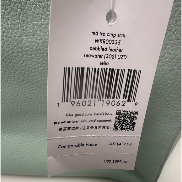 Kate Spade/New York/Leila/Triple Compartment Satchel/Crossbody/MATCHING WALLET! - Picture 7 of 15